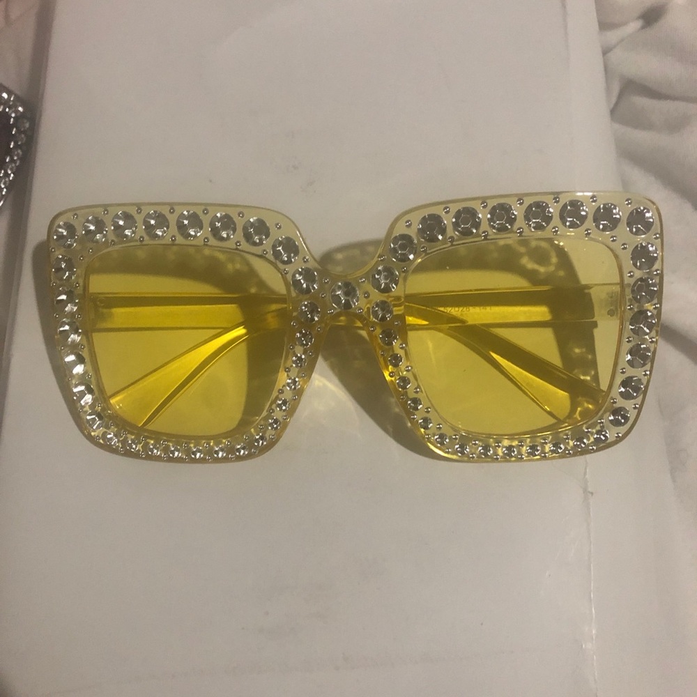 Oversized bling sunglasses
